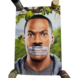A Thousand Words 2012 Promo Movie Poster 27x40 Eddie Murphy, Cliff Curtis